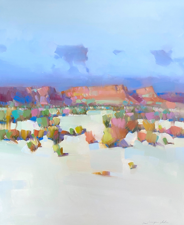 Canyon View, Original oil Painting, Handmade artwork, One of a Kind